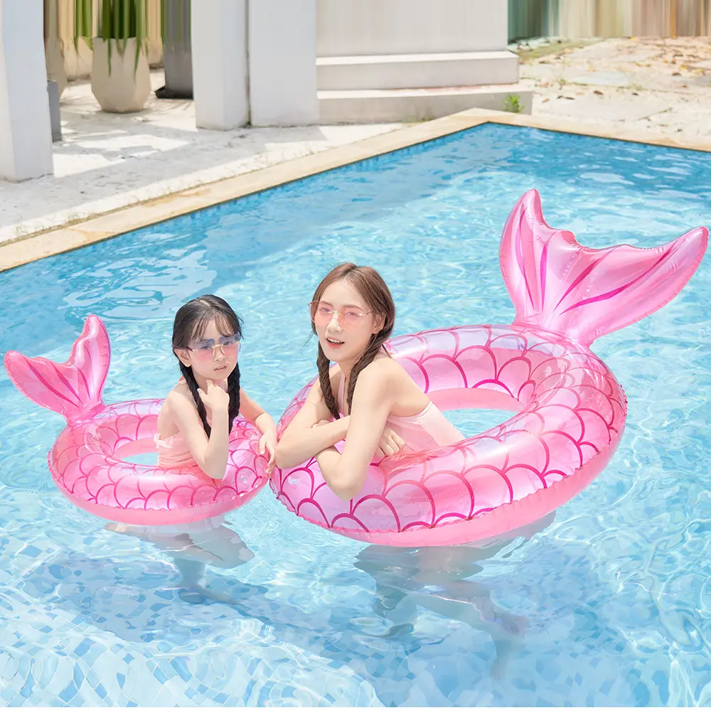 Inflatable Swim Ring Tube Inflatable Swimming Ring For Adult Kid Swimming Equipment Circle Beach Water Play Swim Tube ﻿
