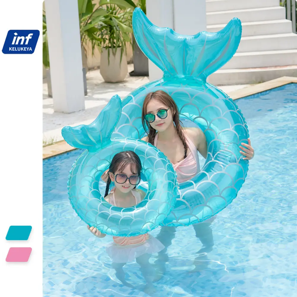 Inflatable Swim Ring Tube Inflatable Swimming Ring For Adult Kid Swimming Equipment Circle Beach Water Play Swim Tube ﻿