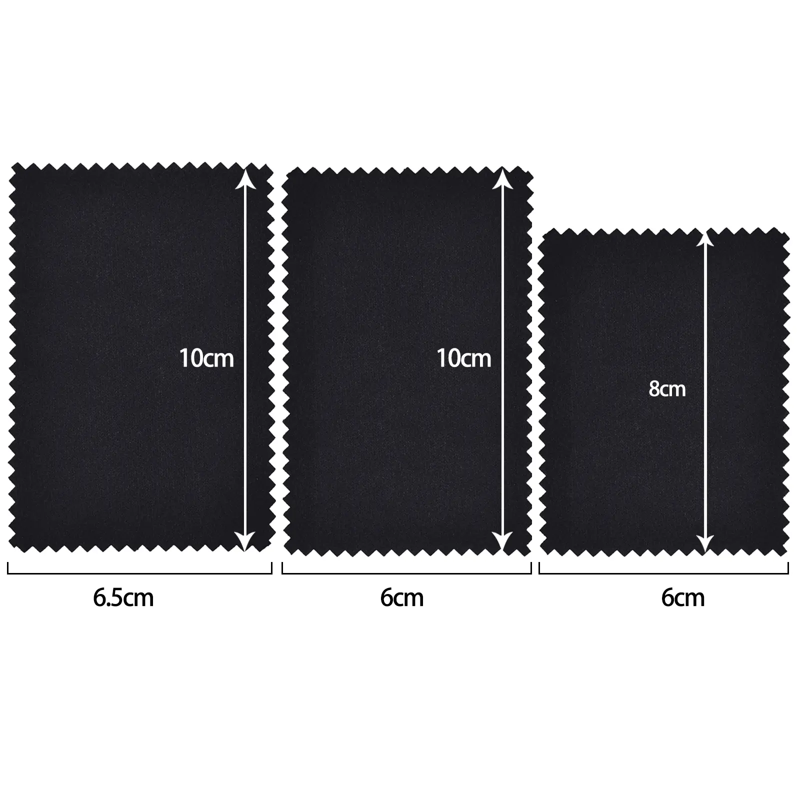 10x6.3cm/8x8cm/8x6cm 50pcs Silver Clean Polishing Cloth Soft Clean Wipe Wiping Cloth For Necklaces Rings Jewelry Clean Tool