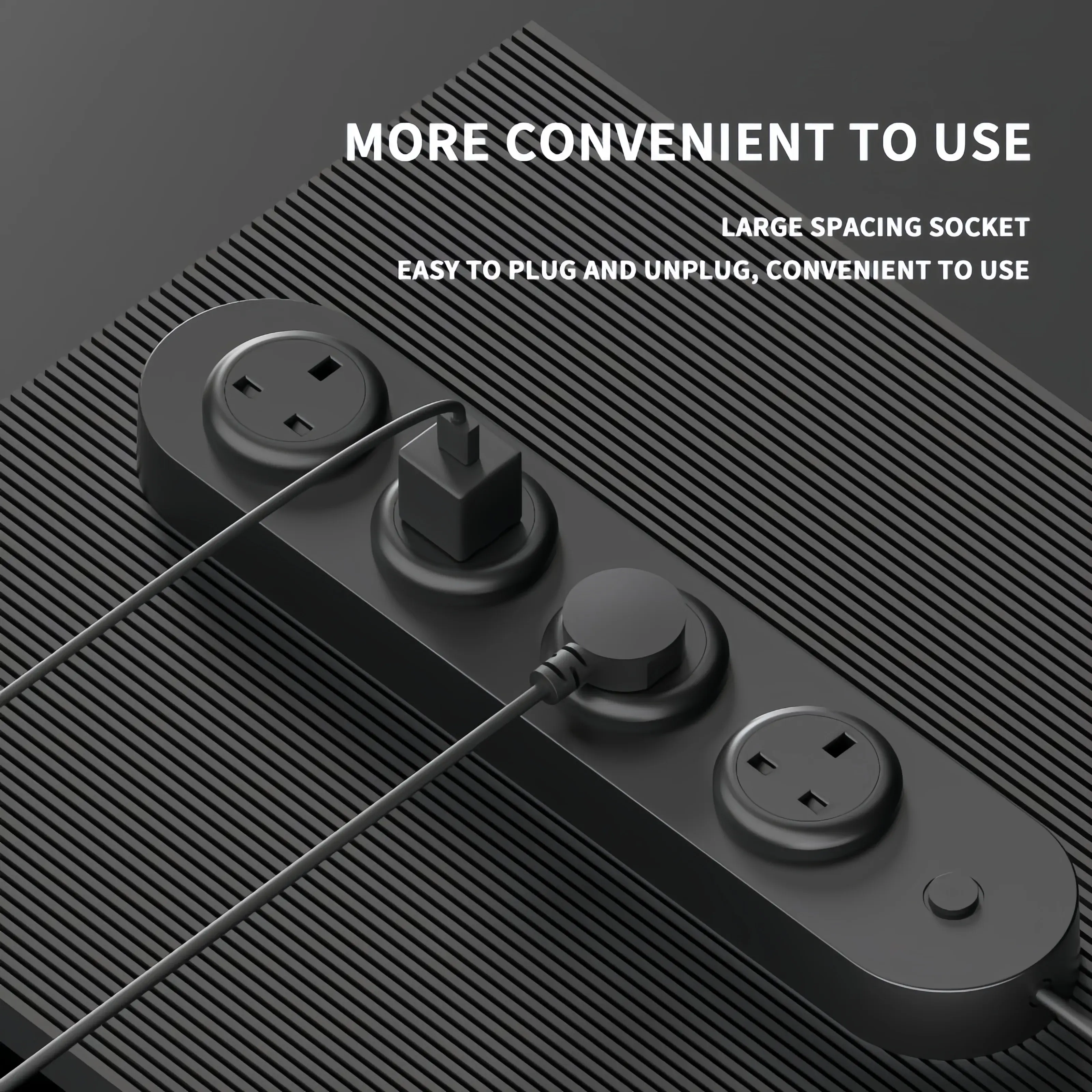Wall Mounted Kitchen Power Strip with Switch, EU/UK/US Standard USB C Ports Outlet for Desktop & Countertop Use, Power 4000W