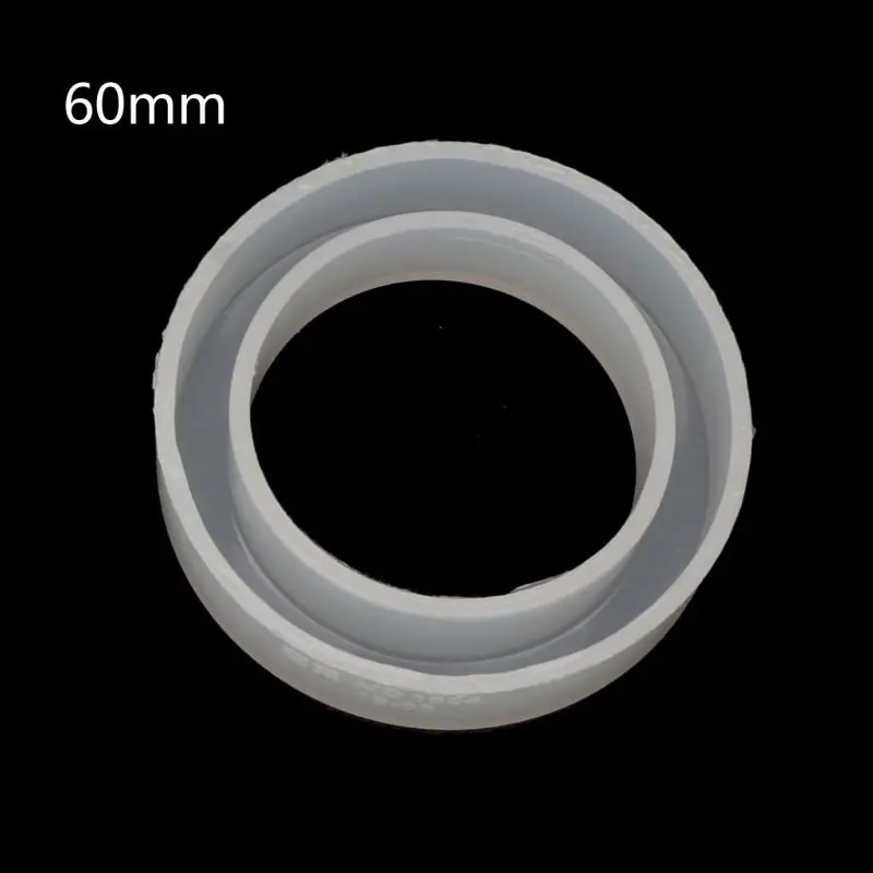 Silicone Bangle Mold Clear Round Bracelet Jewelry Casting Resin Mould DIY Crafts