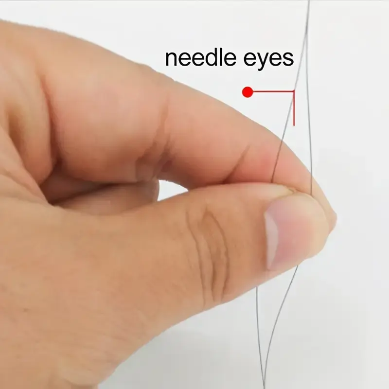 A Box Of 10 Open Needles Two Of Each Of Five Sizes Open Needles + Beading Needles DIY Handmade Beading Tool Jewelry Accessories