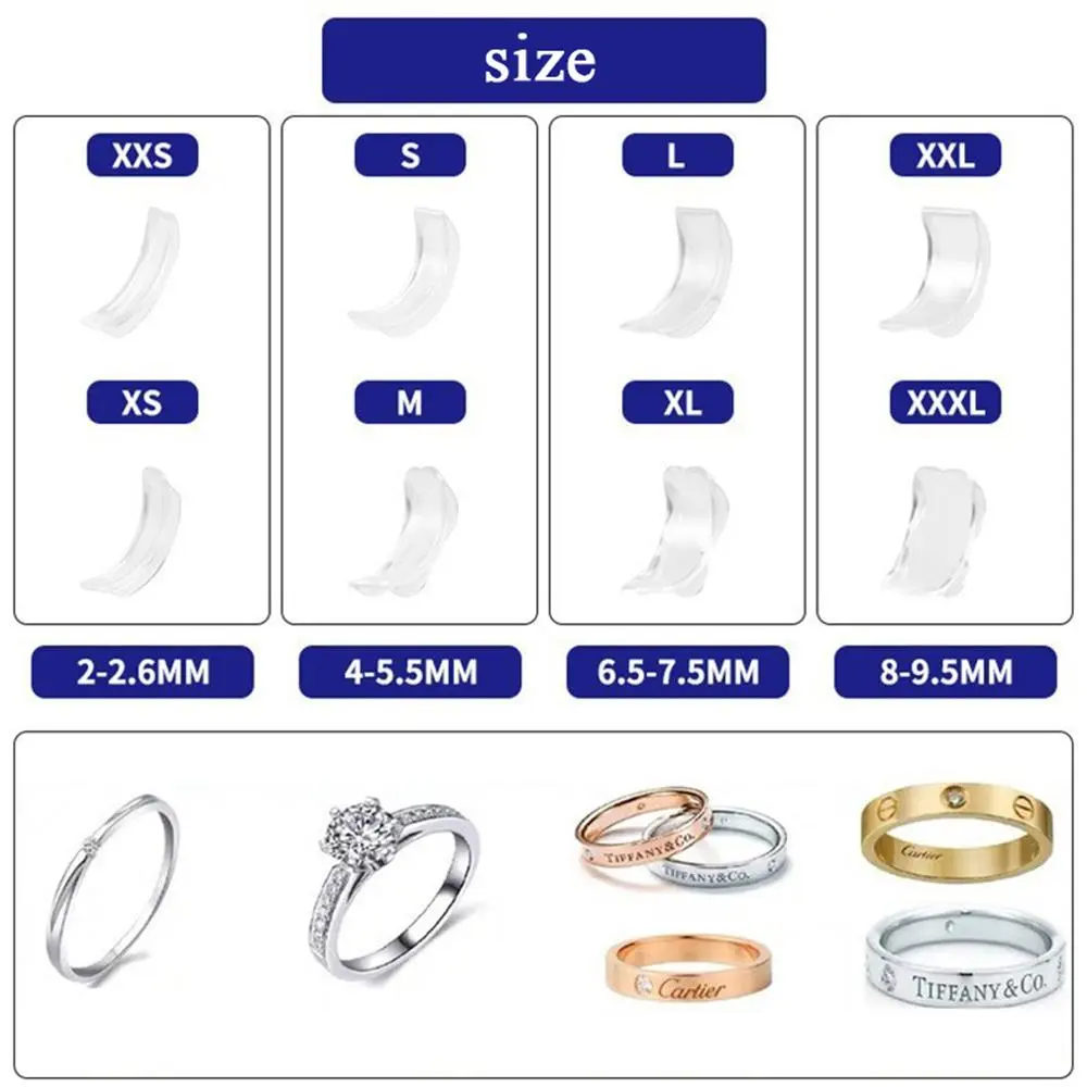 Practical Ring Adjuster Lovely Jewelry Accessory Invisible Comfort Supplies Light And Thin Soft Items Useful Size Adjustment