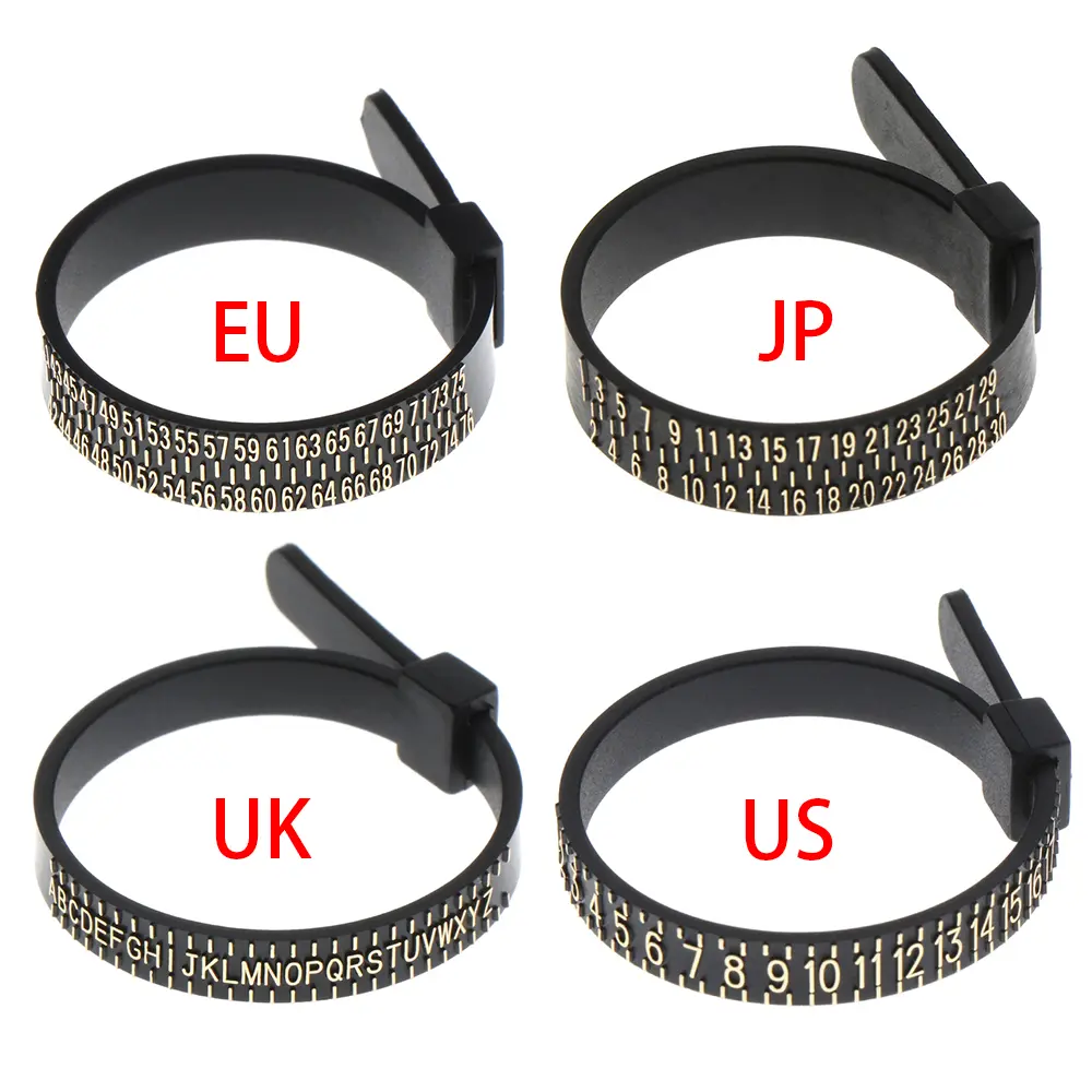 Ring sizer Measure UK/US Official British/American Finger Measure Gauge Men and Womens Sizes A-Z Jewelry Accessory Tools Newest