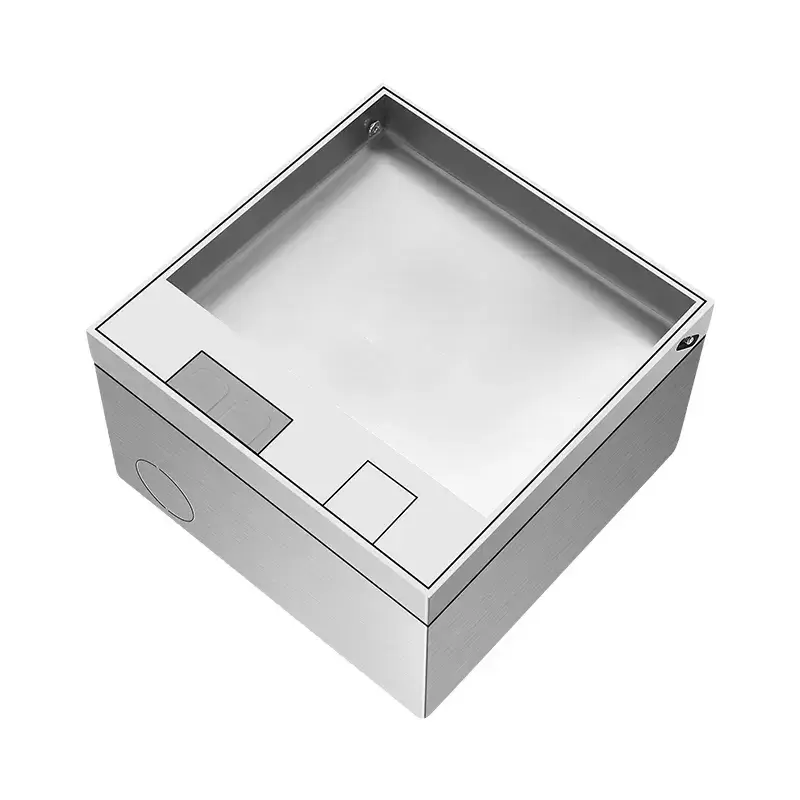 130mm*130mm Embedded Floor Socket US/FR/EU/IL/IT/Korea/BR Insert It Hidden Box Flat Ground Socket For Home And Office Use