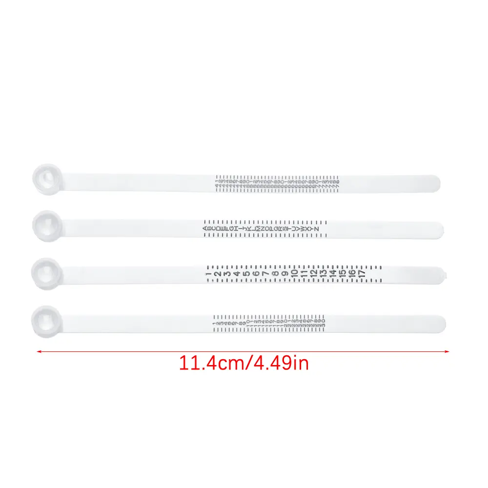 Ring Sizer Measure With Magnifier Finger Gauge Genuine Tester Finger Coil Ring Sizing Tool UK/US/EU/JP Size Measure Ring Sizer