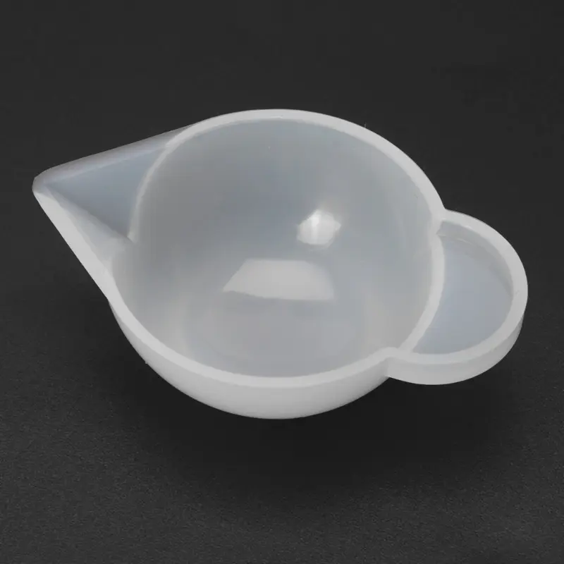 10Pcs/1Pc ilicone Mold Cup Dispenser DIY Epoxy Resin Cement Plaster Mould Decor for DIY Keychain Pendant Decor Projects Supplies