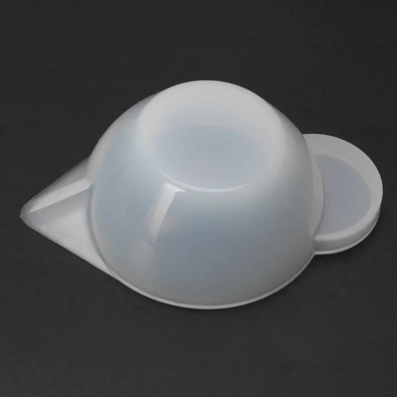 10Pcs/1Pc ilicone Mold Cup Dispenser DIY Epoxy Resin Cement Plaster Mould Decor for DIY Keychain Pendant Decor Projects Supplies
