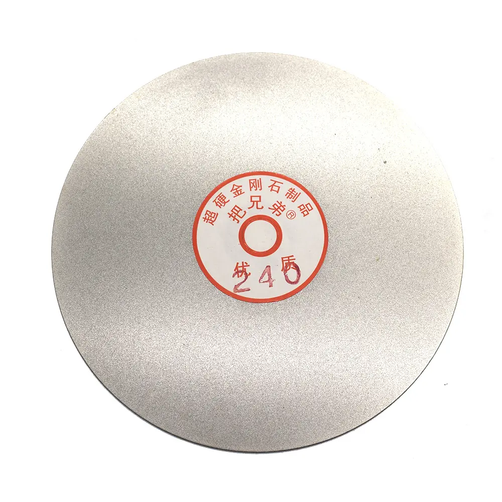 1PCS 6inch Diamond Grinding Disc Alloy Water Faceting Disc 12.7mm Holes Jewelry Jade Tungsten Steel Grinding Wheel