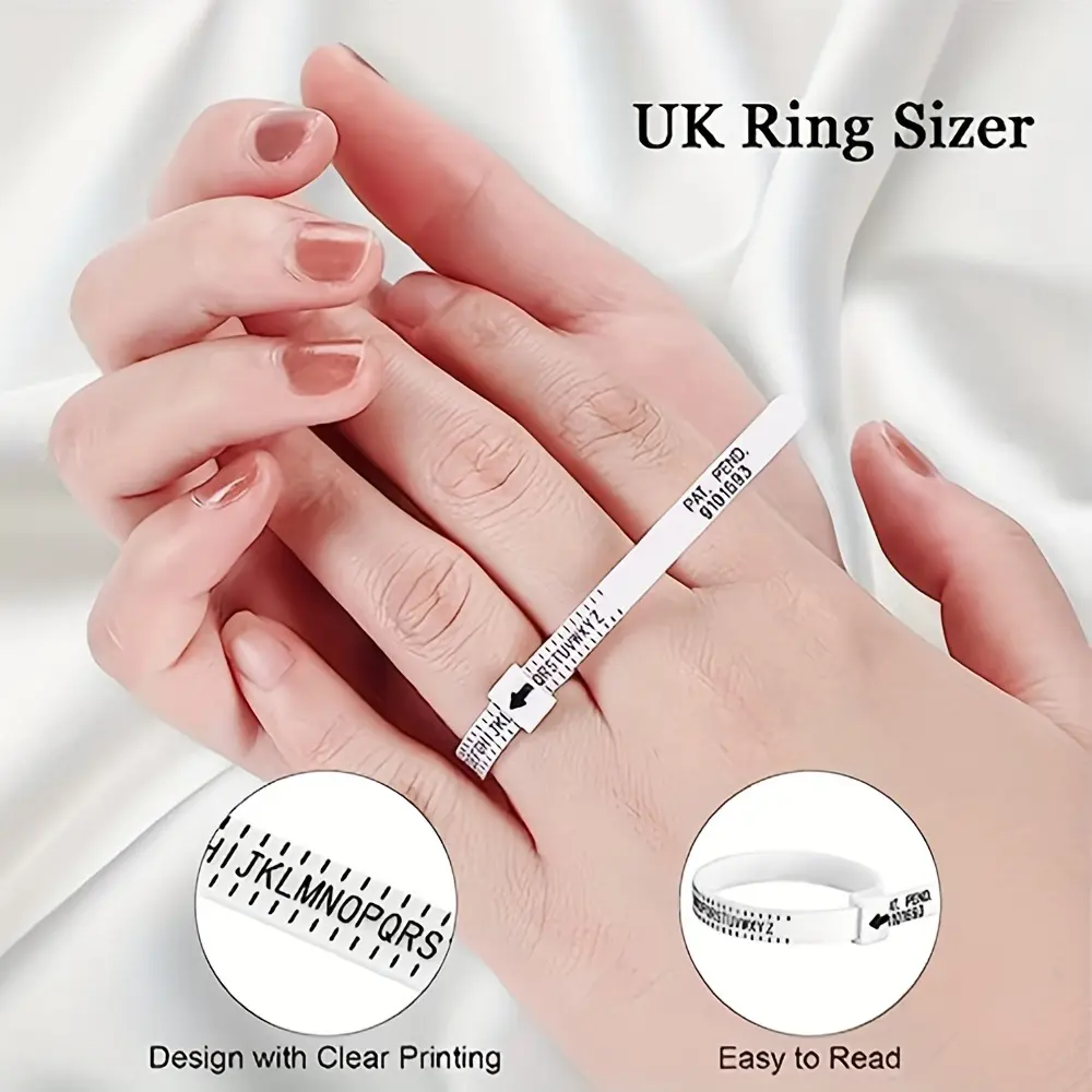 Professional Ring Sizer Measuring Gauge Mandrel Stick Finger Tool For Jewelry Making UK/US Size For DIY Tools Set