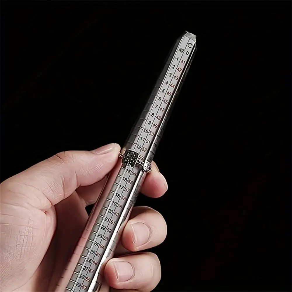 Professional Ring Sizer Measuring Gauge Mandrel Stick Finger Tool For Jewelry Making UK/US Size For DIY Tools Set