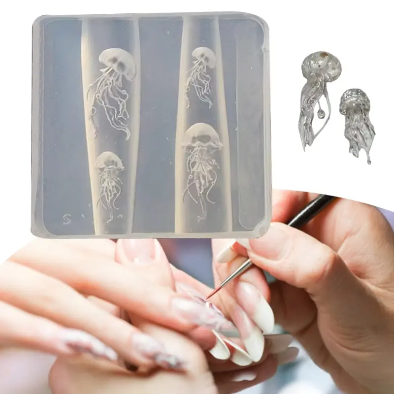 Flexible Silicone Carving Flower Art Mold for Crafting Intricate 3D Floral Designs in DIY Projects