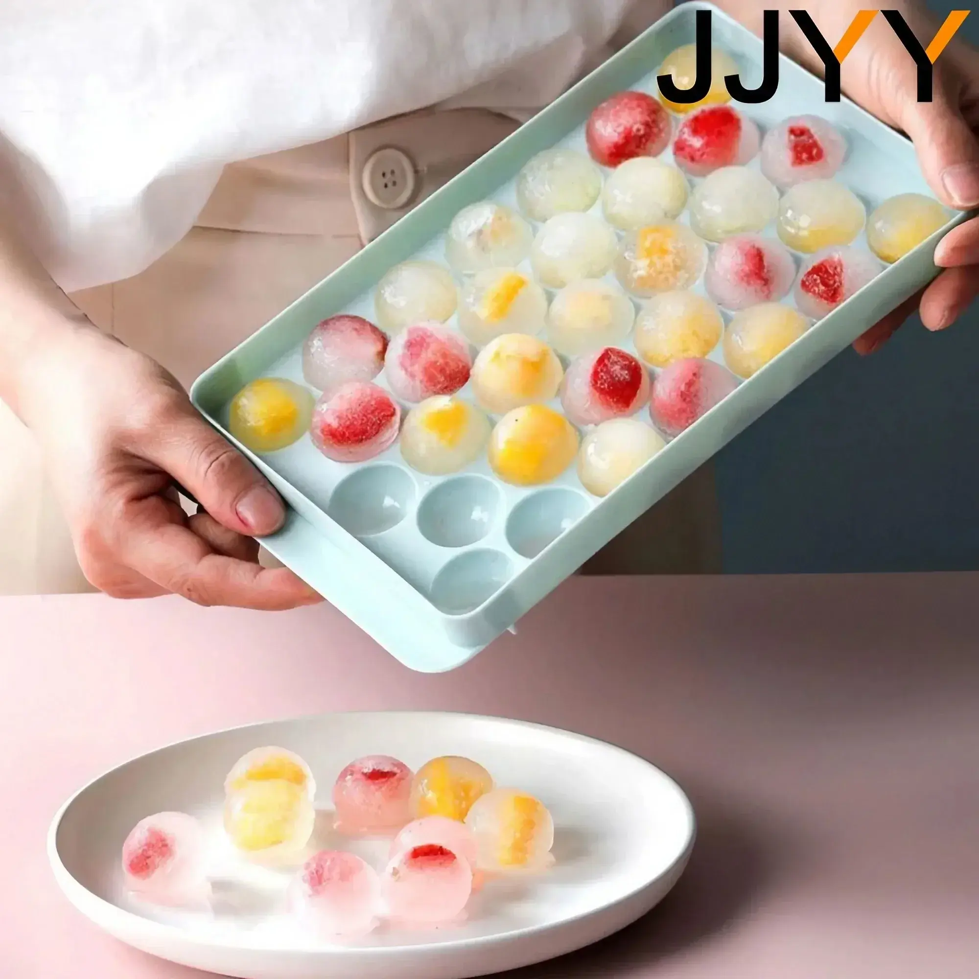 Ice Hockey Ice Cube Maker 6 Size Round Ice Pucks Spherical Ice Grid Grinder for Whiskey Vodka Drinks Kitchen Tool