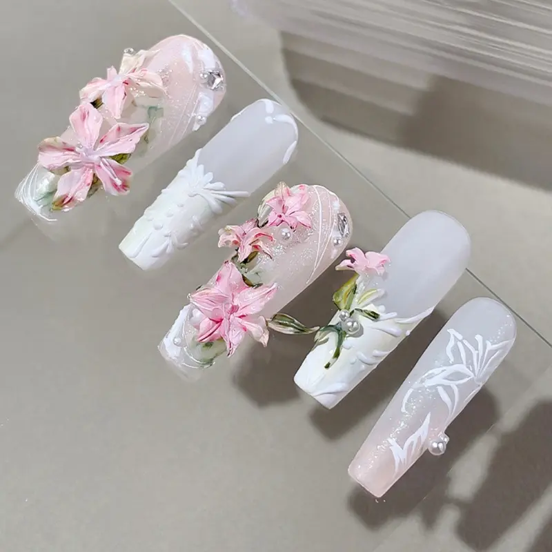 Flexible Silicone Carving Flower Art Mold for Crafting Intricate 3D Floral Designs in DIY Projects