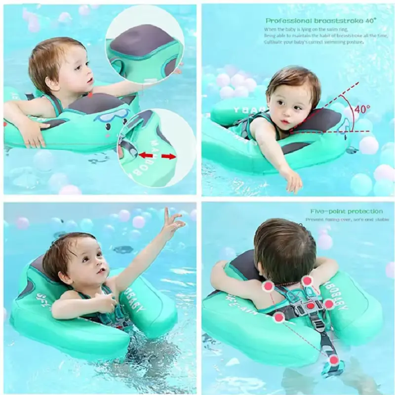 float Non-Inflatable Baby Float with Canopy Waist Chest Floater Spa Buoy Trainer Supplier