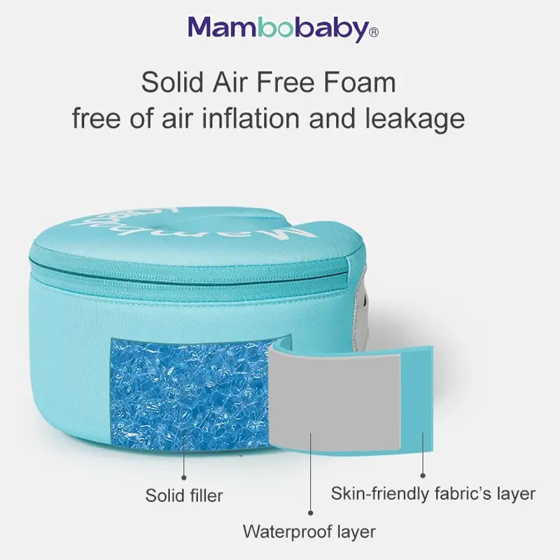 Mambobaby New Children Non Inflatable Arm Circle Swimming Circle Baby Life Rescue Circle Baby Arm Circle Accessories Toy