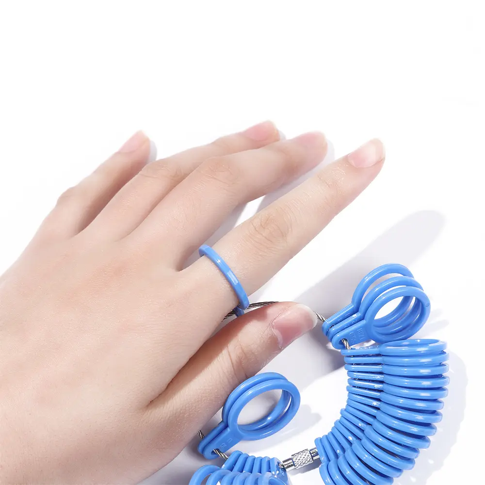 Portable Professional Ring Measuring Gauge Finger Ring Stick Standard Sizer UK/US Official For DIY Loop Jewelry Size Tool