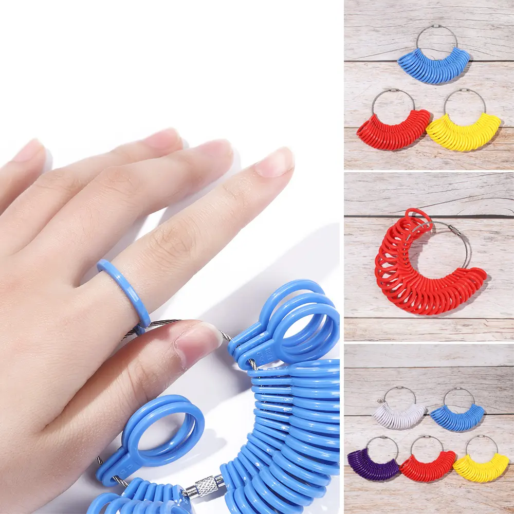 Portable Professional Ring Measuring Gauge Finger Ring Stick Standard Sizer UK/US Official For DIY Loop Jewelry Size Tool