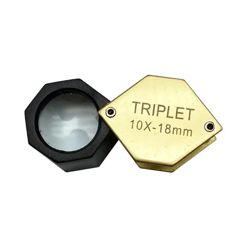 Mini Magnifier 10X 20X 30X Foldable Pocket Magnifier Portable Jewelry Reading Glass Loupe for Jewelry Coins Gems Stamps