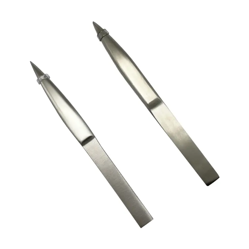 Stainless Steel Thickened White Buckle Chain Clip, Thickened AA Tweezers Clip, Gold and Silver Copper Jewelry Welding Clip