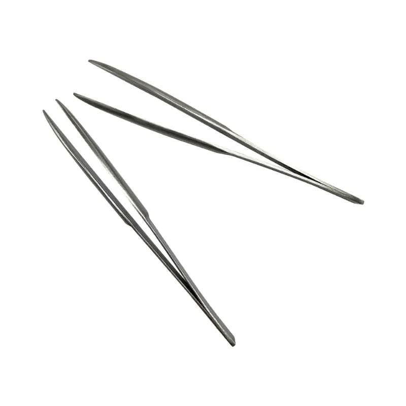 Stainless Steel Thickened White Buckle Chain Clip, Thickened AA Tweezers Clip, Gold and Silver Copper Jewelry Welding Clip