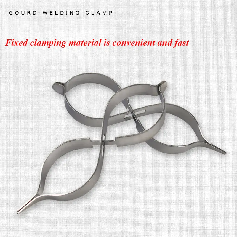 Stainless Steel 8-shaped Clip, Gourd Clip, Rebound Clip, Welded Tile Clip, Non Welded Thickened Jewelry Tool