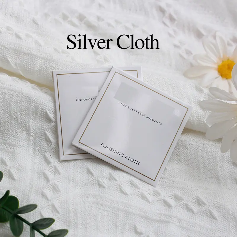 20PCS Wipe CLoth For Bead Charm Bracelet Necklace Ring Earring Bags Boxes Sets Compatible With Jewelry