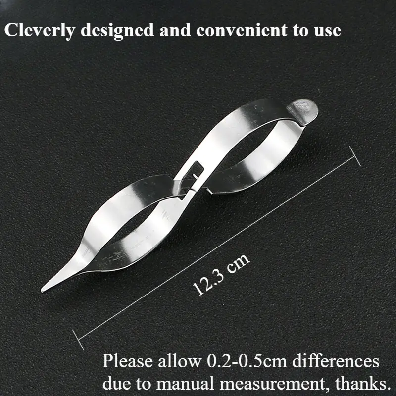 Stainless Steel 8-shaped Clip, Gourd Clip, Rebound Clip, Welded Tile Clip, Non Welded Thickened Jewelry Tool