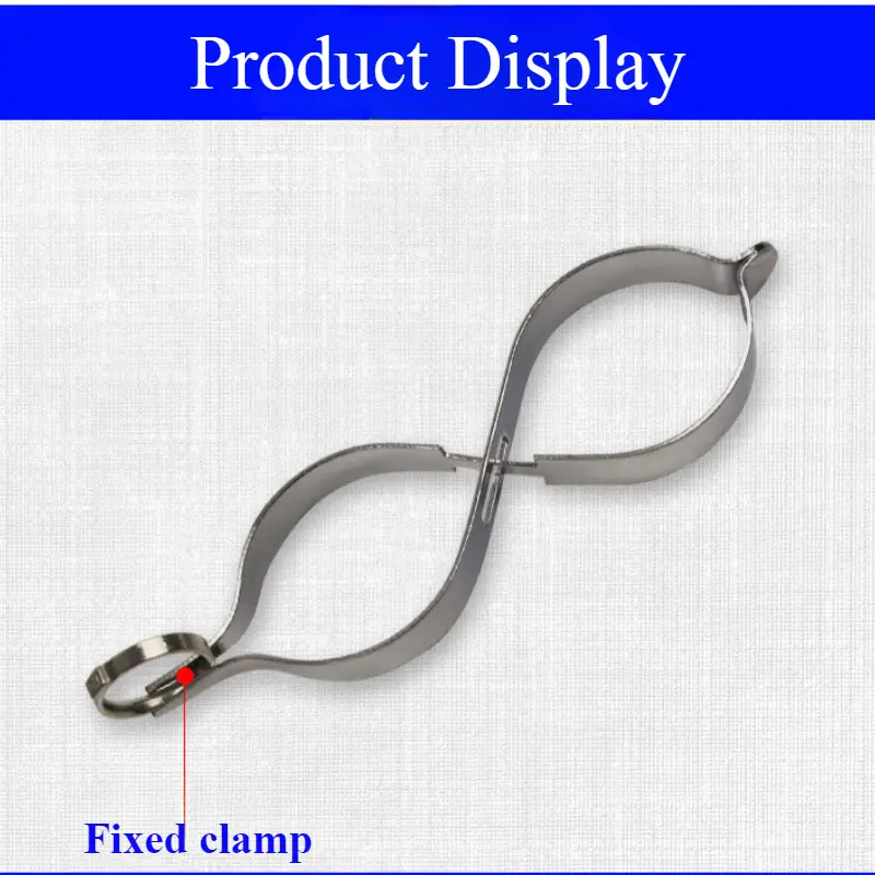 Stainless Steel 8-shaped Clip, Gourd Clip, Rebound Clip, Welded Tile Clip, Non Welded Thickened Jewelry Tool