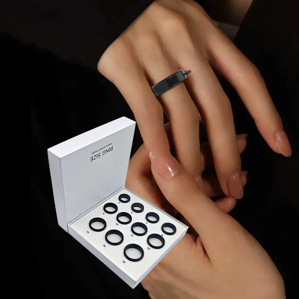 Smart Ring Sizing Kit Sizes 5-15/6-13 Ring Measurement Tool Reusable Ring Sizing Tool for Measure Size