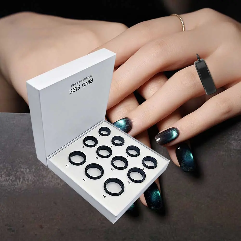Smart Ring Sizing Kit Sizes 5-15/6-13 Ring Measurement Tool Reusable Ring Sizing Tool for Measure Size