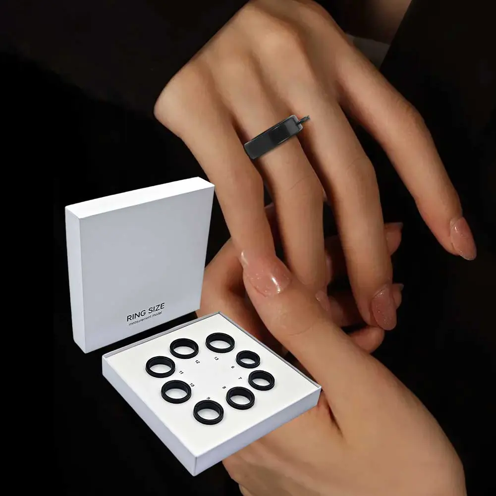 Smart Ring Sizing Kit Sizes 5-15/6-13 Ring Measurement Tool Reusable Ring Sizing Tool for Measure Size