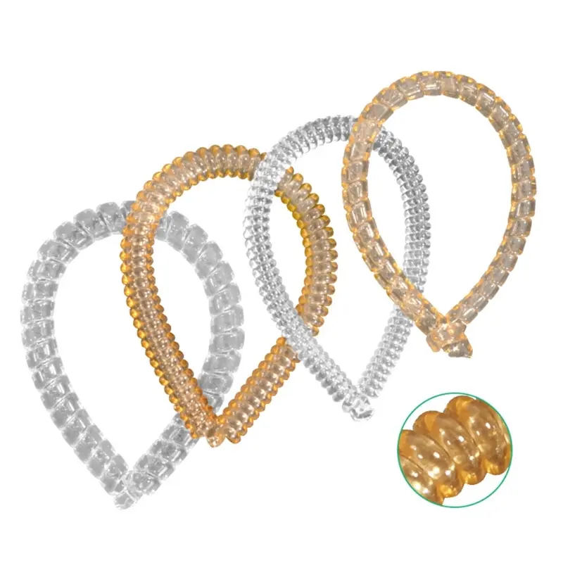 2Piece 2/3/5mm Ring Resizer Fit Almost Any Ring Clear Silicone Ring Sizer Invisible Tightener Transparent Resizer