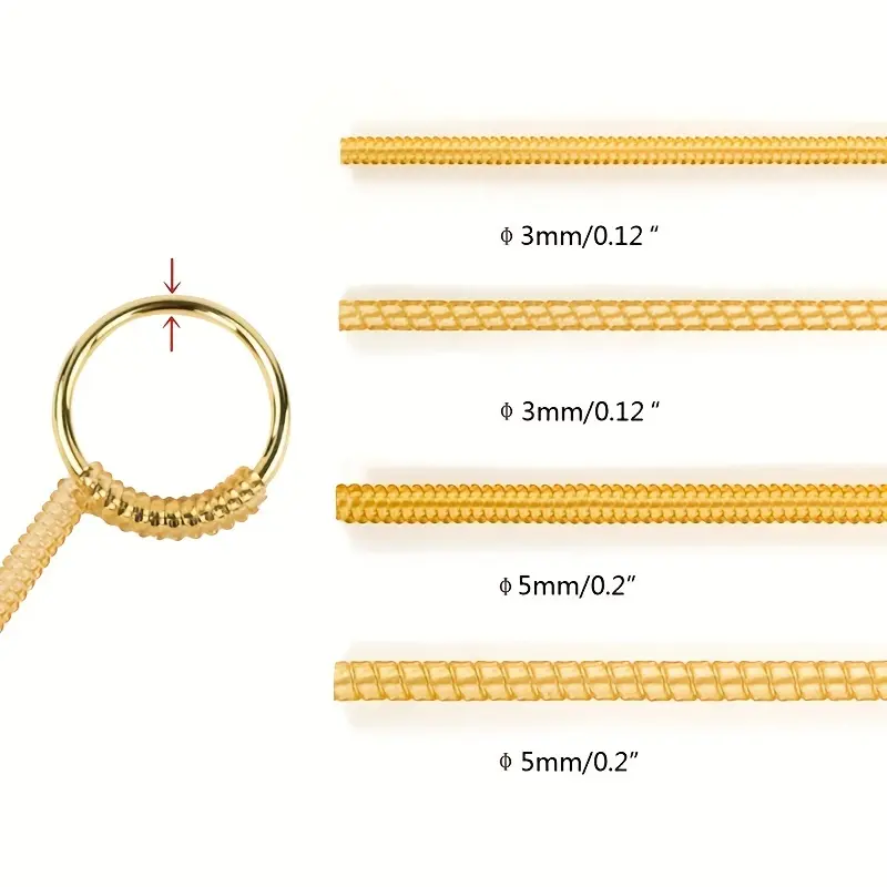 Transparent Silicone Ring Size Adjuster Invisible Spring Tightener for Loose Rings Jewelry Size Adjustment Tool
