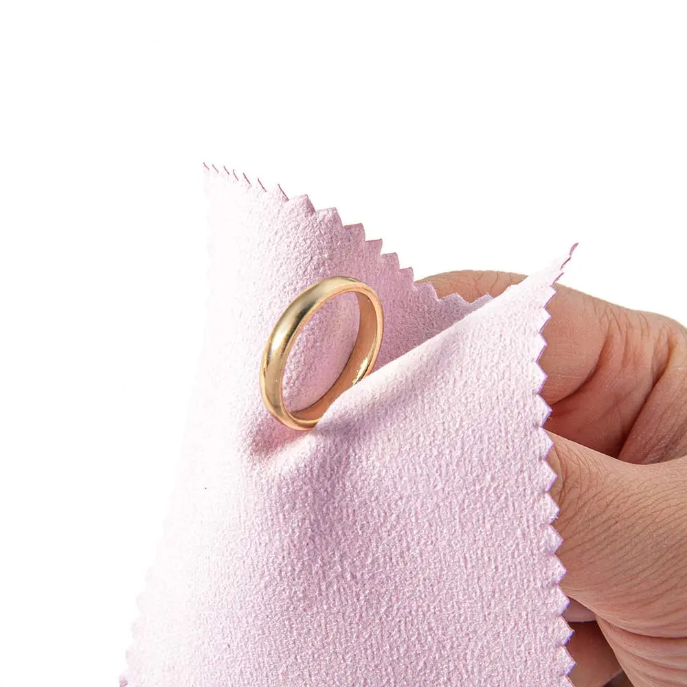 10/50pcs Soft Jewelry Cleaning Cloth Individually Wrapped For Silver Gold Platinum Glasses Watch Coins Cleaner Tools Equipment