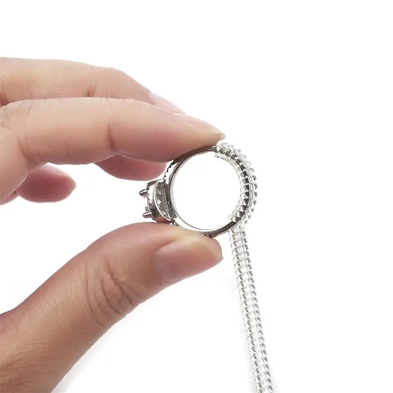 10cm Adjuster Jewelry Tools Spiral Based Ring Size Adjuster Guard Tightener Reducer Resizing Tool 4 Types
