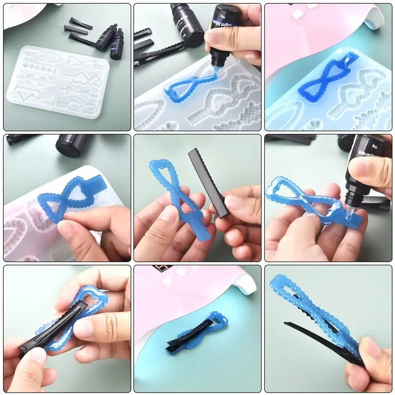 10g UV Resin Glue Epoxy Glue Hard Ultraviolet Curing DIY UV Glue Colors Resin Jewelry Making Quick Drying Glue Clear