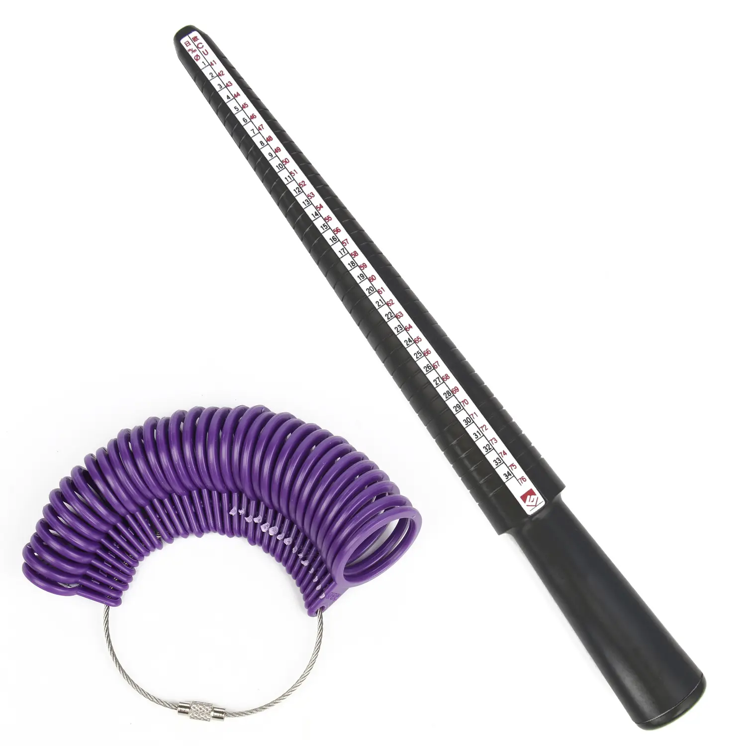 Professional Ring Size Finder Mandrel Finger Gauge Plastic Measuring Jewelry Tools Ring Mandrel Stick Jewellery Tool Set