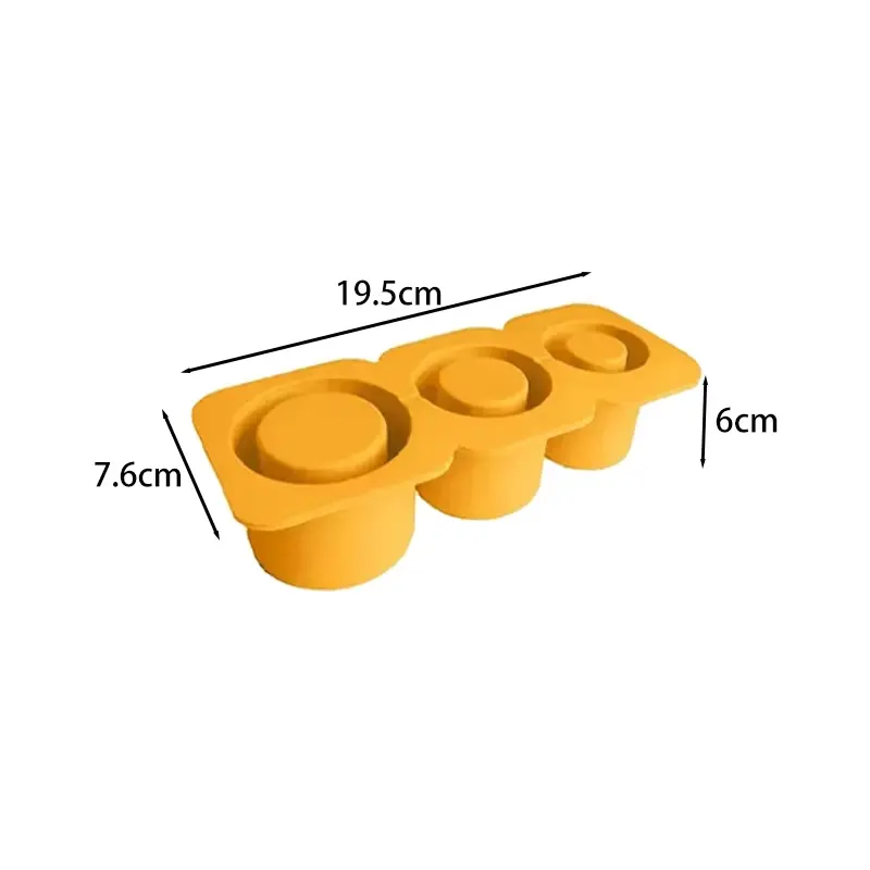 Ice Mold for Stanley Cup Silicone Cylinder Ice Mold with Lid and Bin for Freezer Ice Drink Juice Whiskey Cocktail Summer Gifts
