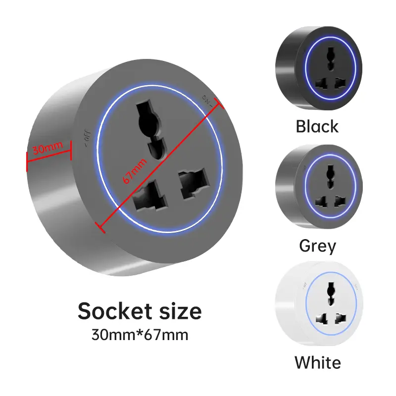 Track Socket Wall Power Rail Movable Sockets High End Home Appliance Power 8000W EU US UK Standard USB Type-c Ports 30/40/50cm
