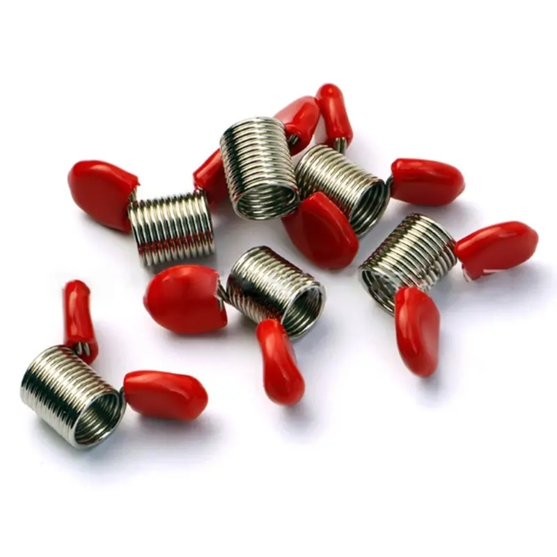 Essential Jewelry Making Tool Stringing Bead Stoppers Spring End Fasteners Alloy Material Perfect for Beading Bracelets