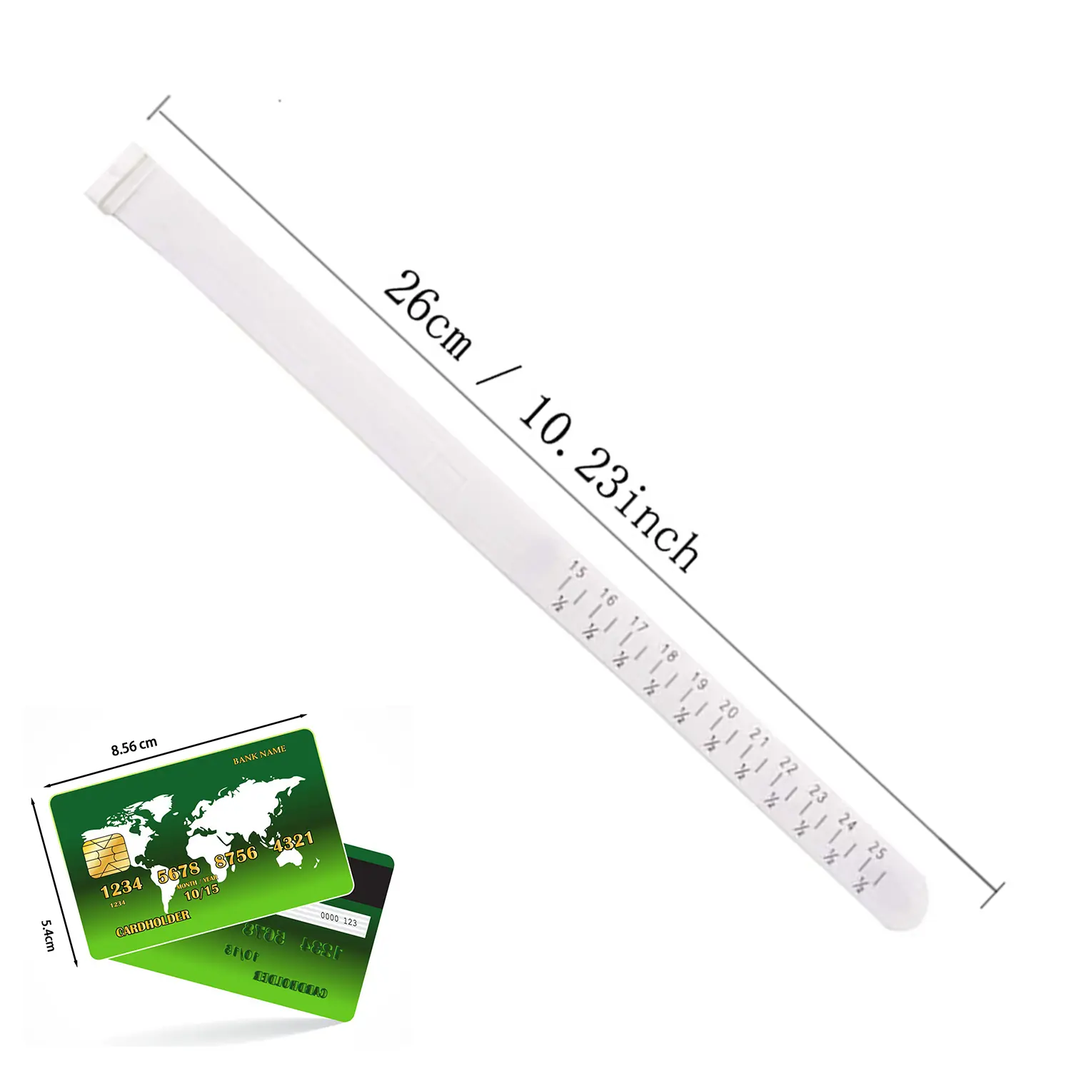 Plastic Bracelet Sizer Gauge Adjustable Bangle Measures Jewelry Making Bracelet Sizing Tools DIY Tool