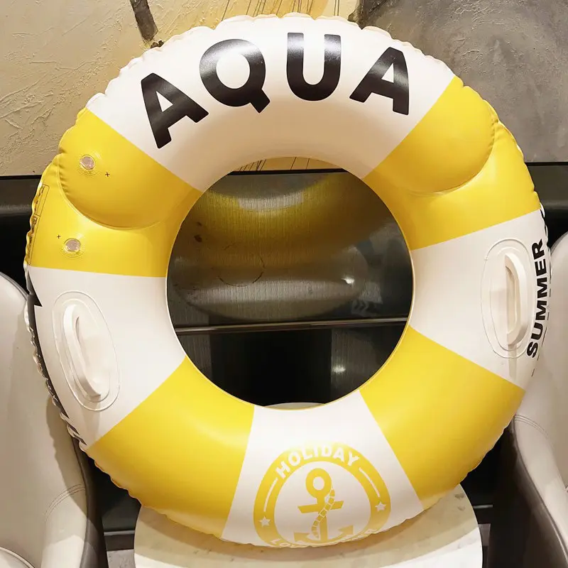 Rooxin Child Swim Ring Tube Inflatable Swimming Ring For Kid Adult Swim Circle Float Swim Pool Float Water Play Swim Tube