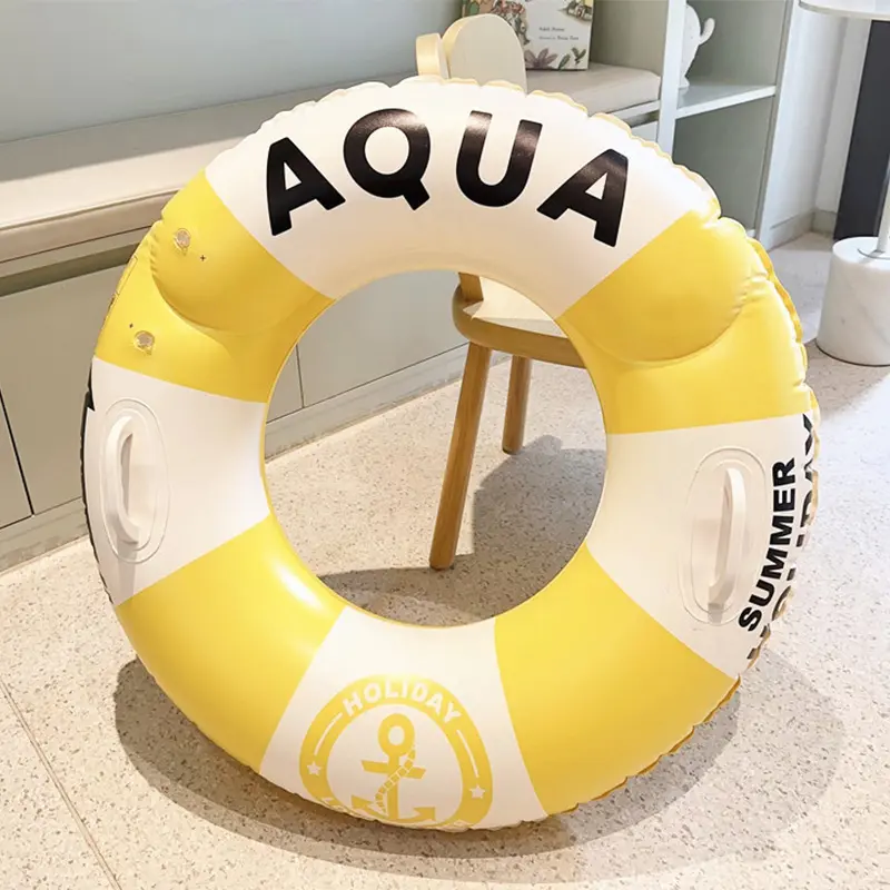 Rooxin Child Swim Ring Tube Inflatable Swimming Ring For Kid Adult Swim Circle Float Swim Pool Float Water Play Swim Tube