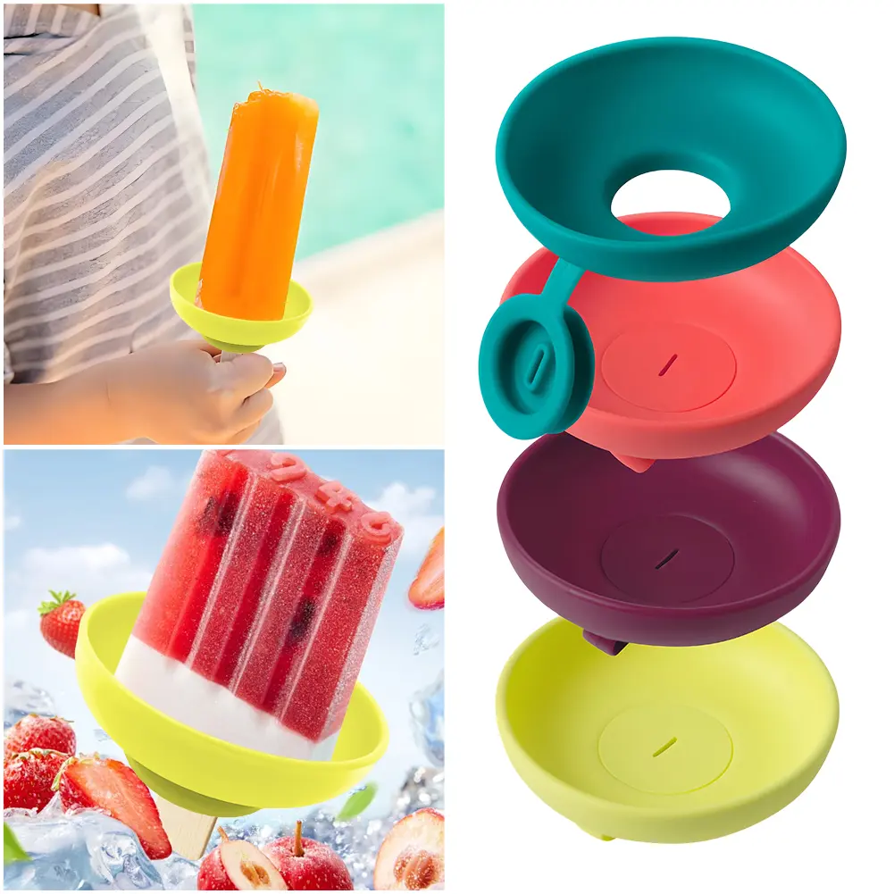 Drip-Proof Popsicle Rack Silicone Drip Free Popsicle Holder Reusable Mess-Free Frozen Treats Holder for Summer Days