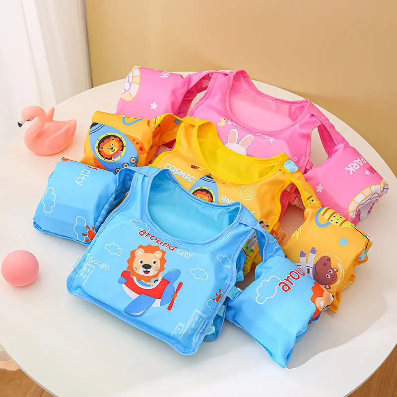 Children Floating Circle Water Sleeves Floating Coat Vest Circle Swimming Float Arm Circle Children's Boys Girls Equipment