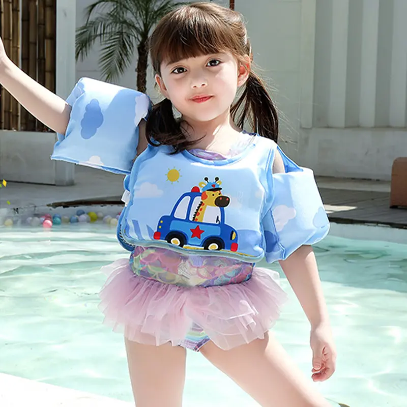 Children Floating Circle Water Sleeves Floating Coat Vest Circle Swimming Float Arm Circle Children's Boys Girls Equipment