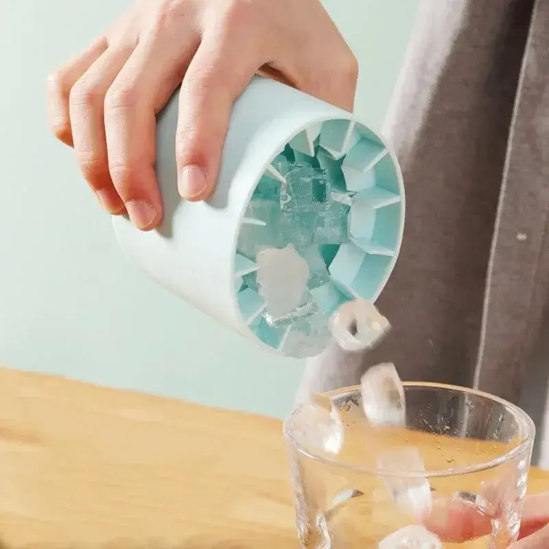 Ice Cube Mold Barware Tools Silicone Ice Cube Mold Round Ice Bucket Summer Homemade DIY Refrigerator Freeze Ice Maker Creative