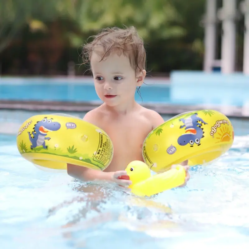 Double airbag Arm Float for Kids 3-6 Yrs Toddler Arm Floaties for swim Pool Baby Inflatable Arm Swimmier Float Kids Arm Floats