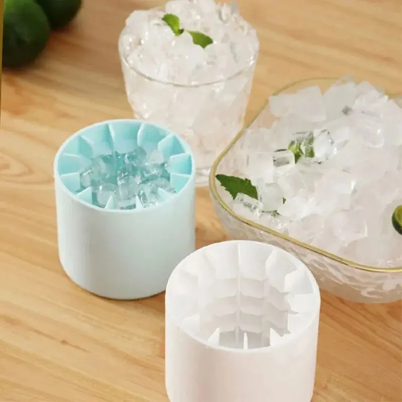 Ice Cube Mold Barware Tools Silicone Ice Cube Mold Round Ice Bucket Summer Homemade DIY Refrigerator Freeze Ice Maker Creative